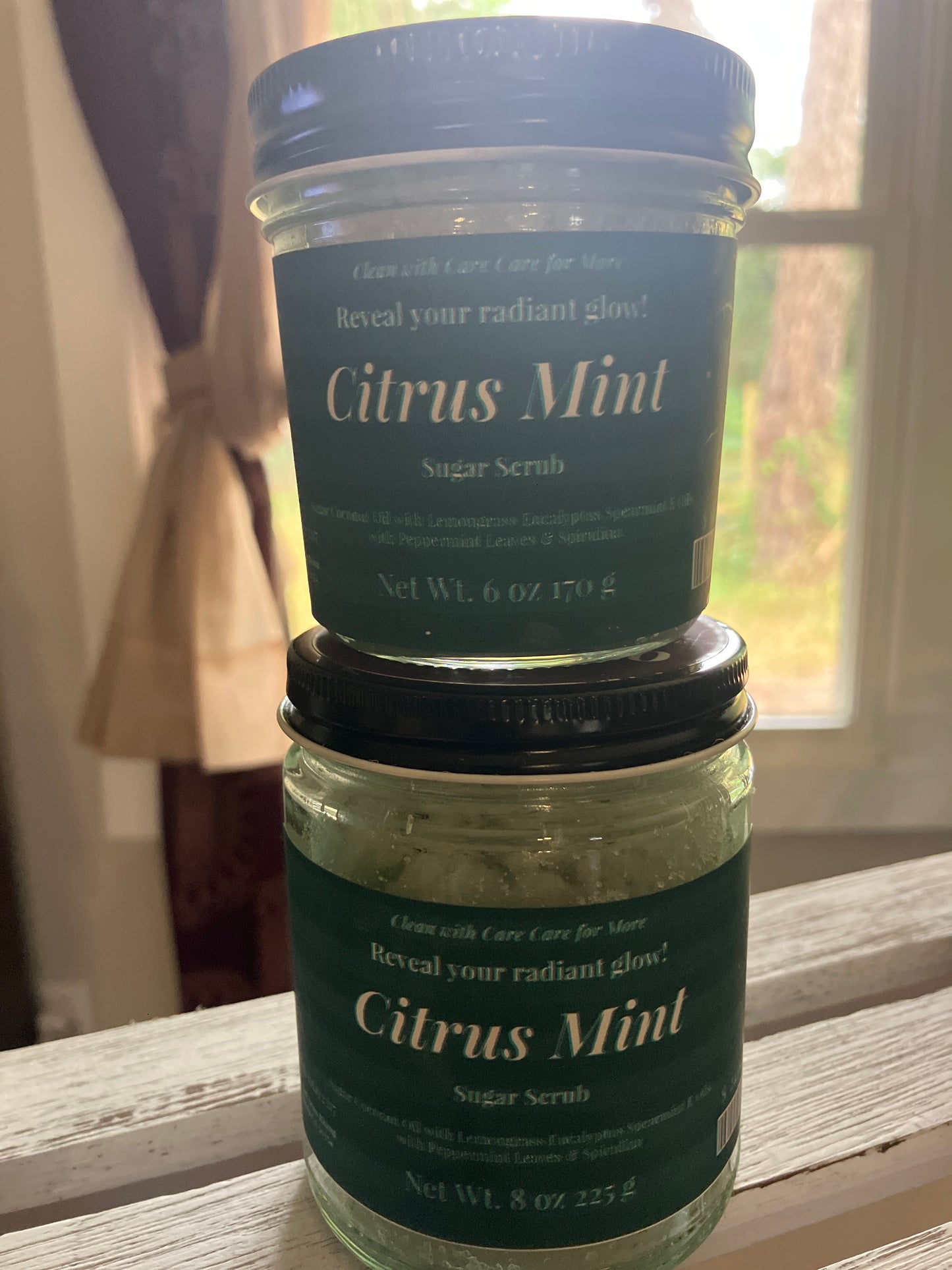 Citrus Mint Sugar Scrup