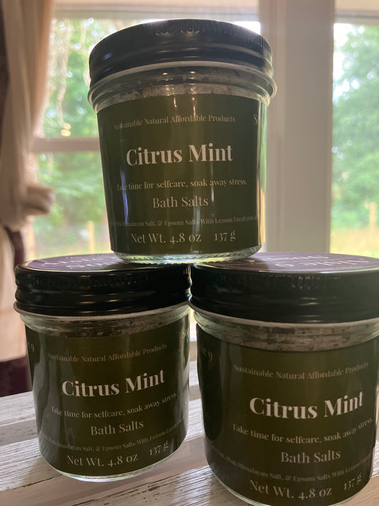 Citrus Mint Bath Salts